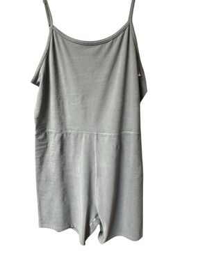 bp Sage Green Romper with Spaghetti Straps